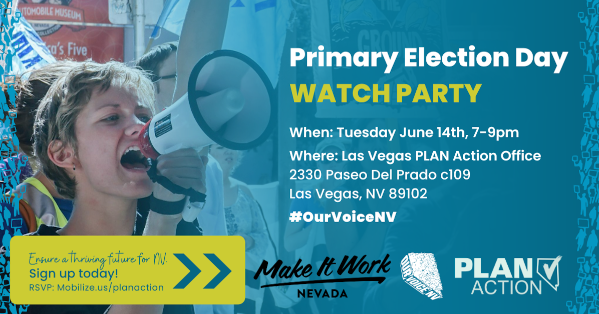 Primary Election Day Results Watch Party! · PLAN Action